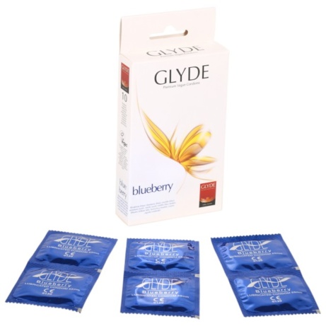 Glyde maitsega kondoom Blueberry 10tk - Image 3