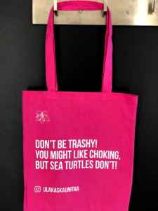 Ulakas riidest kott - Sea Turtles