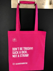 Ulakas riidest kott - Straw