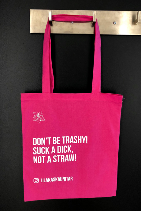 Ulakas riidest kott - Straw