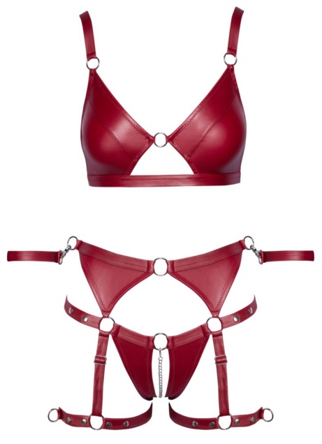 Cottelli Bondage punane Set - Image 7
