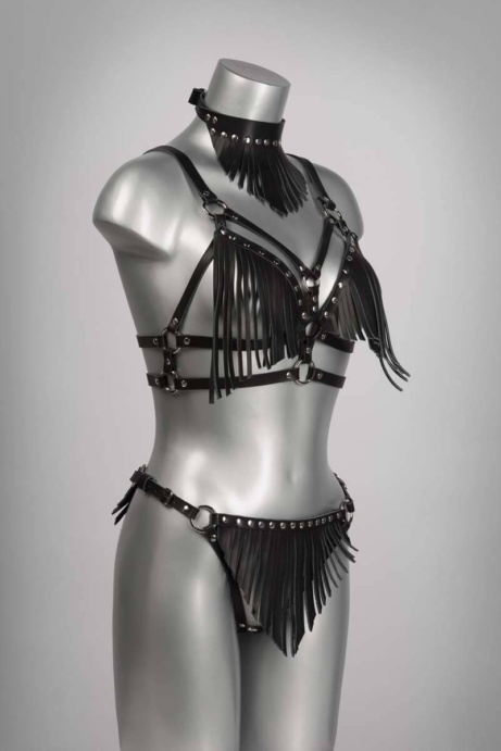 Voyeur X Fringe Harness HARL013 - Image 3