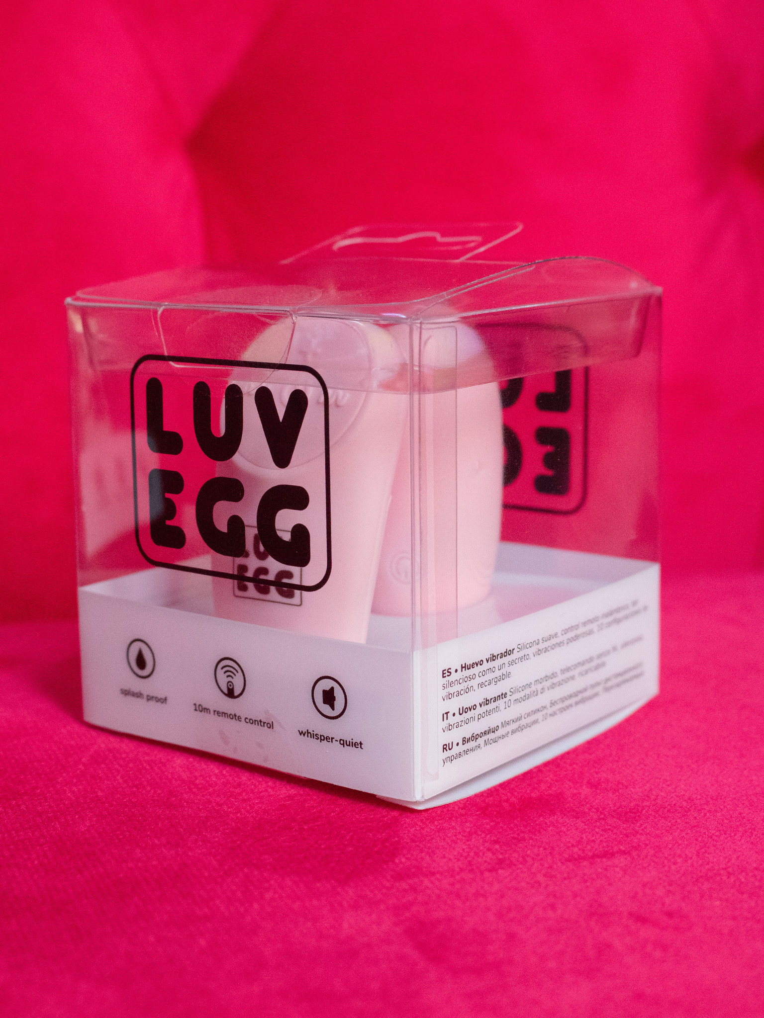 Luv Egg Roosa Pakendiga
