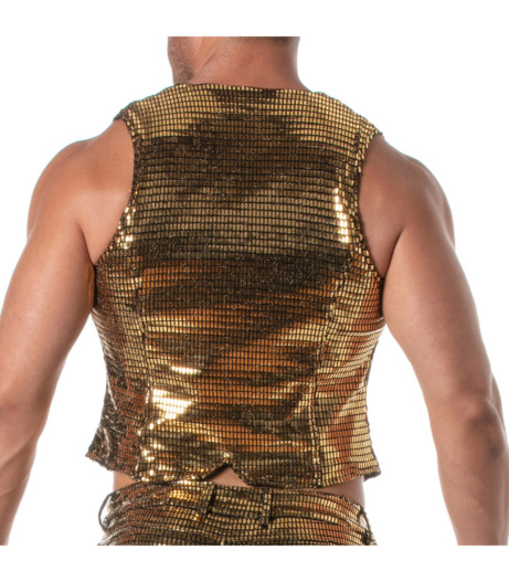 Tof Paris Glitter Chain Vest - Image 4
