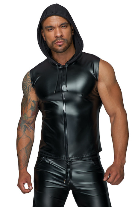 Noir Missbehaved vest H062 - Image 3