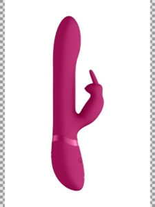 Vive Amoris stimuleerivate pärlitega jänkuvibraator - Roosa