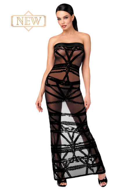 Noir Bondesque Opera Kleit F358