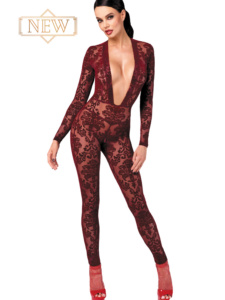 Noir Kink Royal Catsuit F382