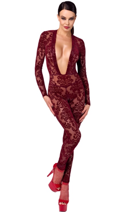 Noir Kink Royal Catsuit F382 - Image 2