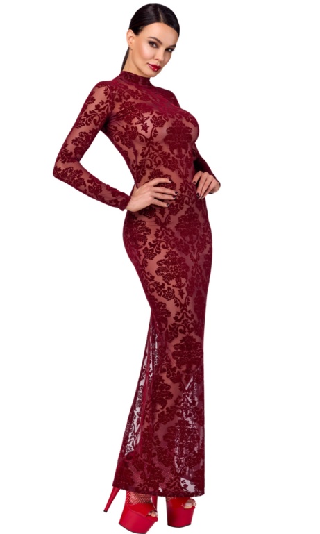 Noir Kink Royal Gown kleit F383 - Image 2