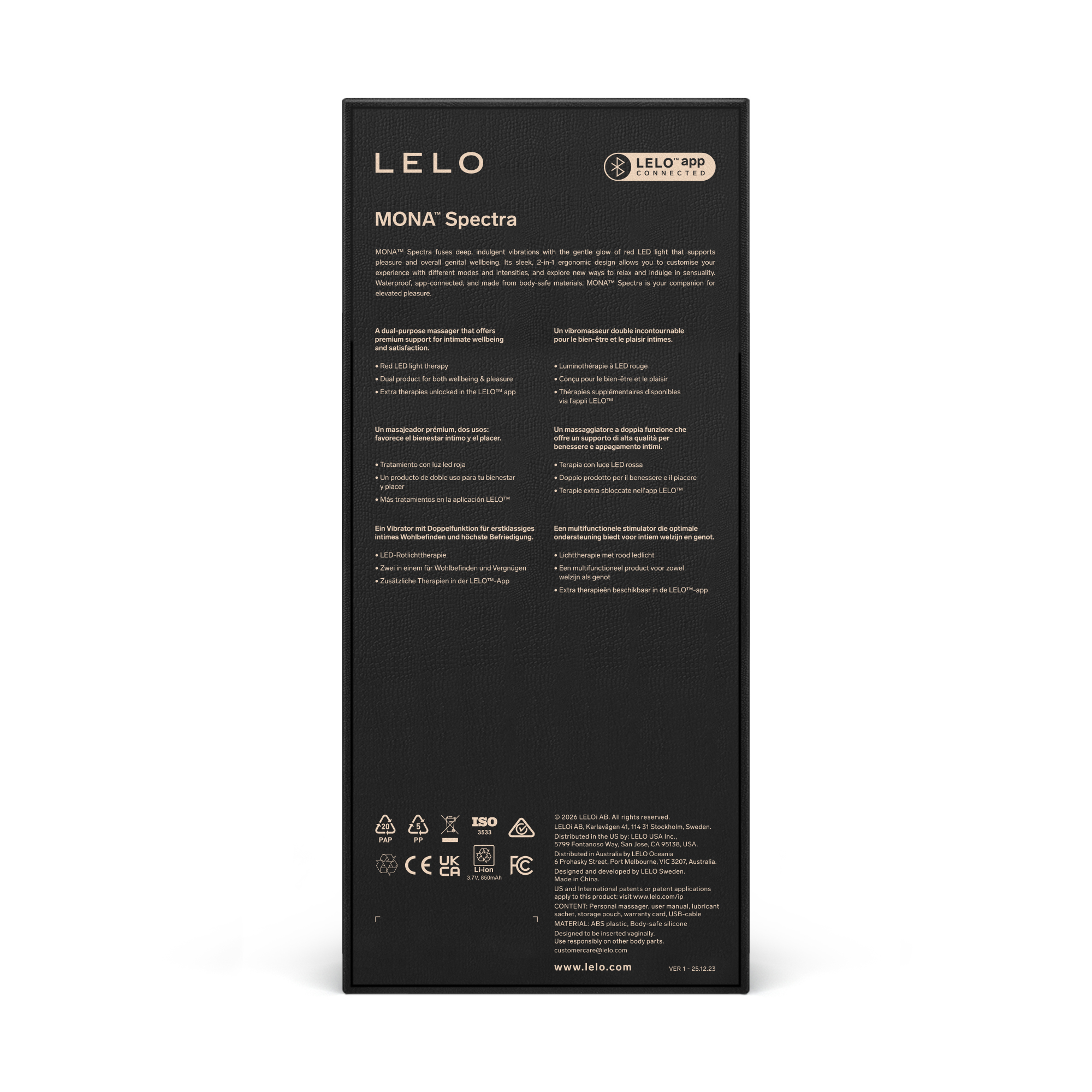 Lelo MONA Spectra LED Light Vibraator - Pilt 13