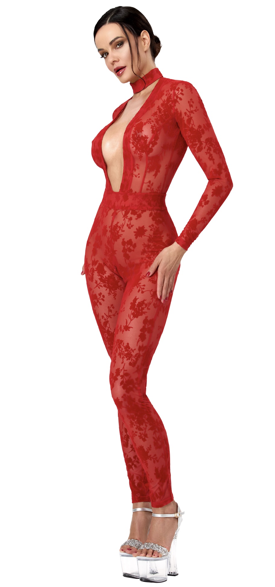 Noir Handmade Lovebite Catsuit F414 - Pilt 2