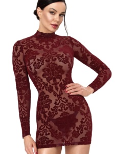 Noir Handmade Masquerade Mini Kleit F423