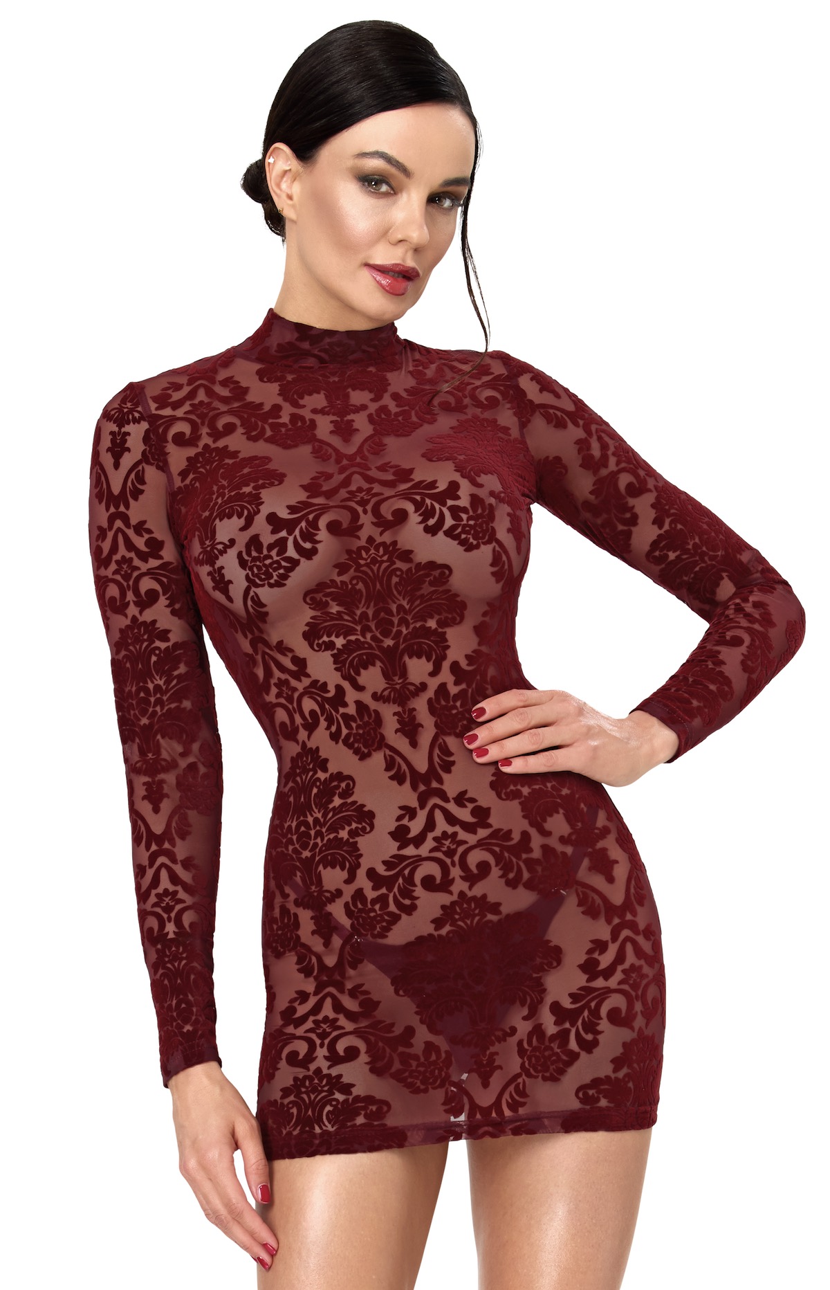 Noir Handmade Masquerade Mini Kleit F423